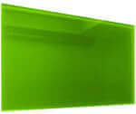 Infrarotheizung Glas Grün