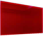 Infrarotheizung Glas Rot