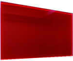Infrarotheizung Glas Rot